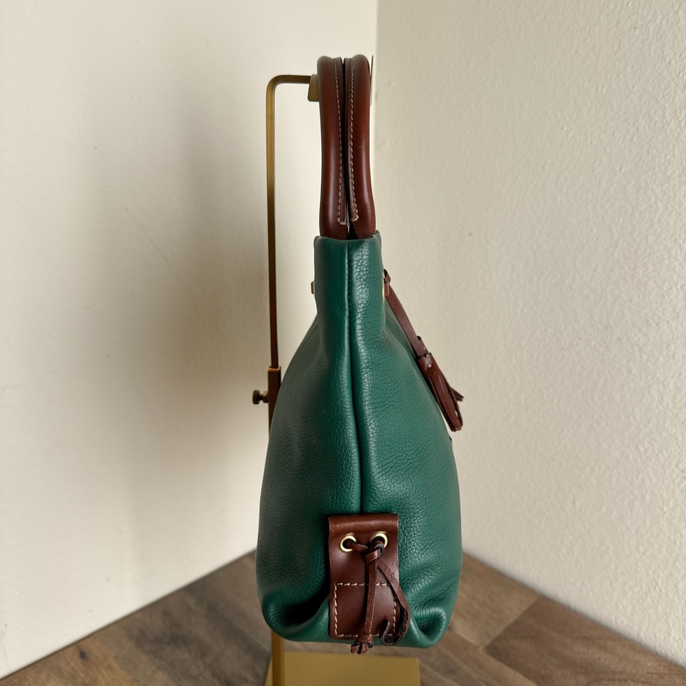 Dooney & Bourke Wakefield Tassel Tote Bag‎ Brown Trim - Picture 11 of 16